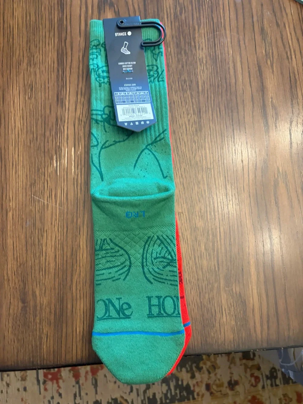 Stance x Home Alone Christmas NWT Red Casual Home Alone Crew Socks. Size L